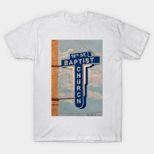 16th Street Baptist Church sign T-Shirt